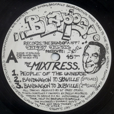 JAZZY JASON PRESENTS THE MIXTRESSS - People Of The Universe