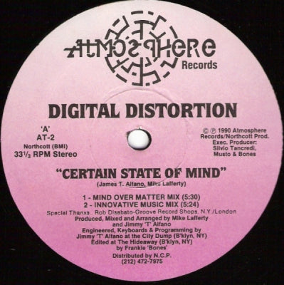 DIGITAL DISTORTION - Certain State Of Mind / This Is our B-Side