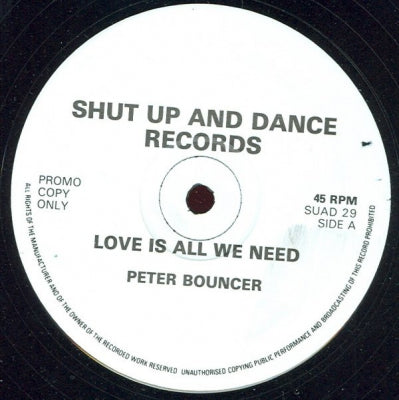 PETER BOUNCER - Love Is All We Need