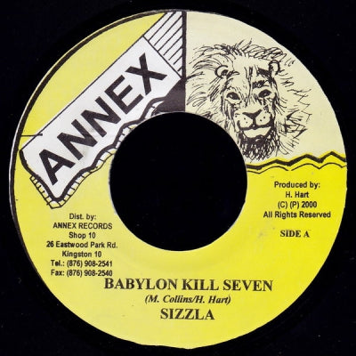 SIZZLA - Babylon Kill Seven