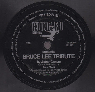 JAMES COBURN - Kung Fu Monthly Presents Bruce Lee Tribute By James Coburn