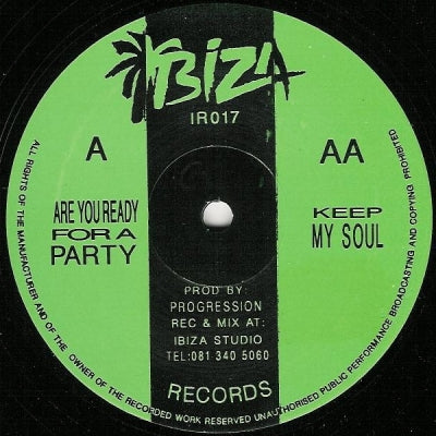 PROGRESSION - Are You Ready for A Party / Keep My Soul
