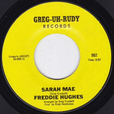 FREDDIE HUGHES - Sarah Mae / Don't You Leave