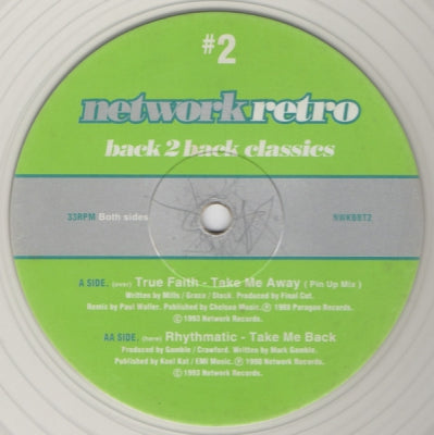 VARIOUS - Network Retro #2 - Back 2 Back Classics