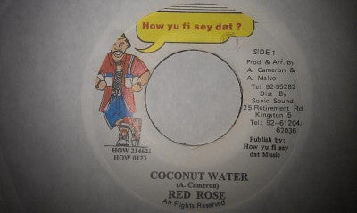 RED ROSE - Coconut Water / Accapella