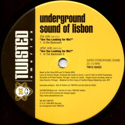 UNDERGROUND SOUND OF LISBON - Are You Looking For Me?