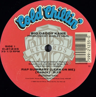 BIG DADDY KANE - Rap Summary (Lean On Me)
