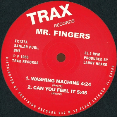 MR. FINGERS - Washing Machine / Can You Feel It / Beyond The Clouds