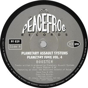 PLANETARY ASSAULT SYSTEMS - Planetary Funk vol.4: Booster / Diesel Drudge