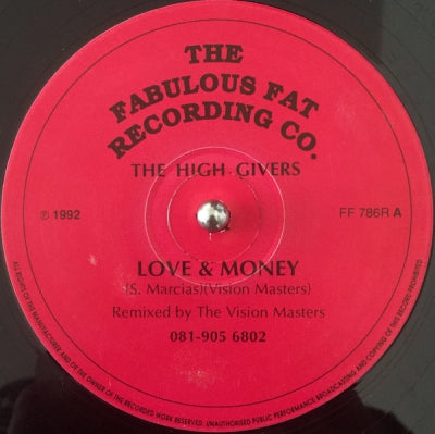 THE HIGH GIVERS - Love & Money
