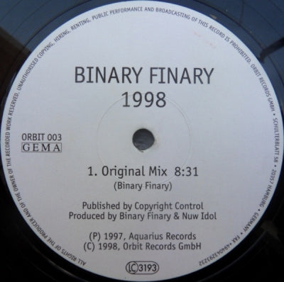 BINARY FINARY - 1998