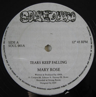MARY ROSE - Tears Keep Falling