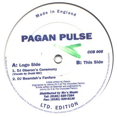 DJ OBERON / DJ BEAMISH - Pagan Pulse EP