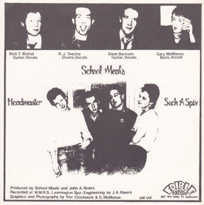 SCHOOL MEALS - Headmaster / Such A Spiv
