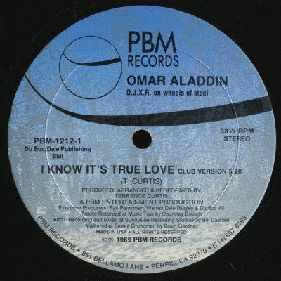 OMAR ALADDIN - I Know It's True Love