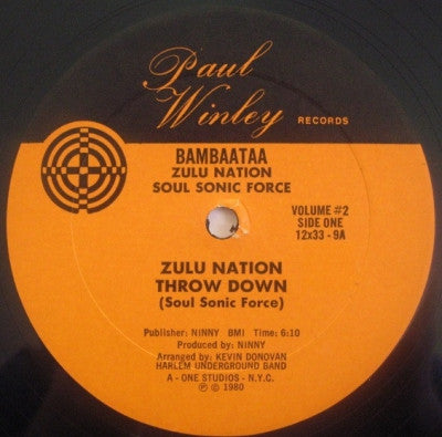 AFRIKA BAMBAATA / HARLEM UNDERGROUND BAND - Zulu Nation Throw Down (Volume #2)