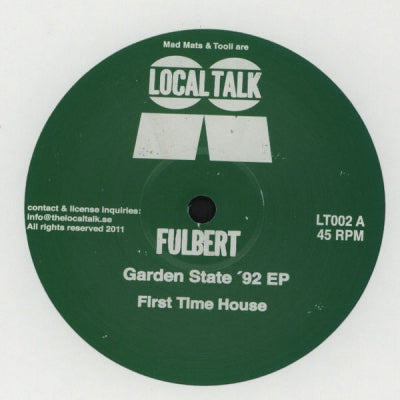 FULBERT - Garden State '92 EP