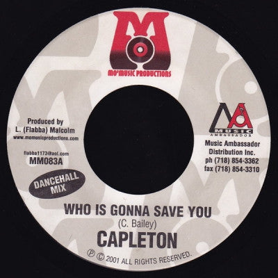 CAPLETON - Who Is Gonna Save You (Radio / Dancehall Mixes).