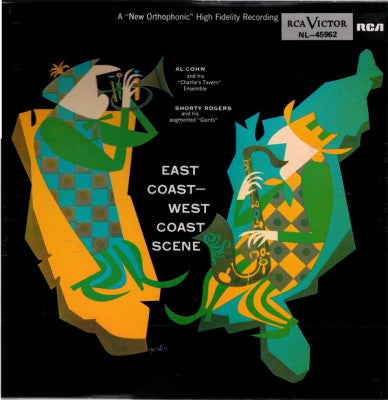 AL COHN AND HIS "CHARLIE'S TAVERN" ENSEMBLE, SHORTY ROGERS AND HIS AUGMENTED "GIANTS" - East Coast - West Coast Scene