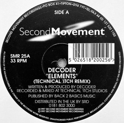 DECODER - Elements (Remix) / Going Down