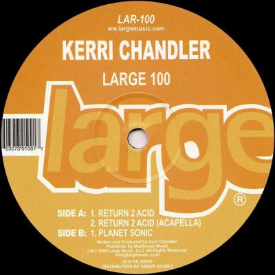 KERRI CHANDLER - Return 2 Acid / Planet Sonic