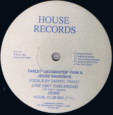 FARLEY 'JACKMASTER' FUNK - Love Can't Turn Around (Remix)