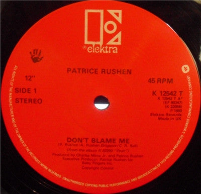 PATRICE RUSHEN - Don't Blame Me