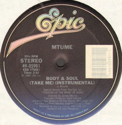 MTUME - Body & Soul