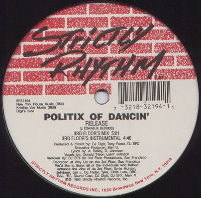 POLITIX OF DANCING - Release