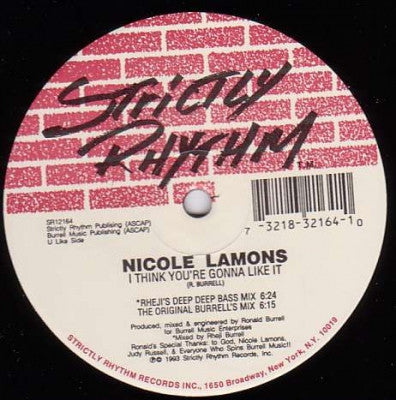 NICOLE LAMONS - I Think You're Gonna Like It