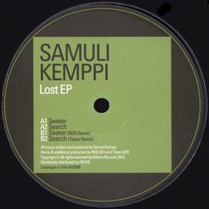 SAMULI KEMPI - Lost EP