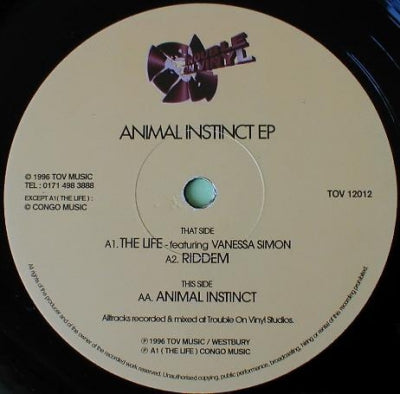 DJ KANE - Animal Instinct EP