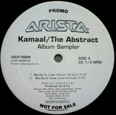 KAMAAL (Q-TIP) - The Abstract (Album Sampler)