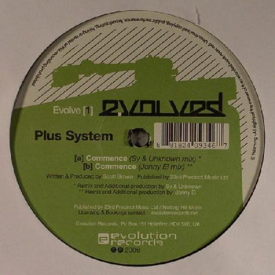 PLUS SYSTEM - Commence (Remixes)