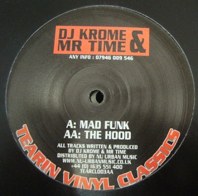 DJ KROME & MR TIME - Mad Funk / The Hood
