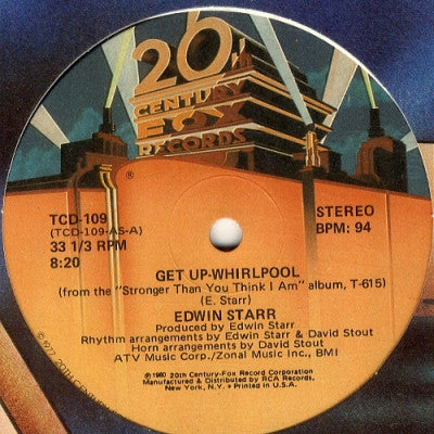 EDWIN STARR - Get Up Whirlpool