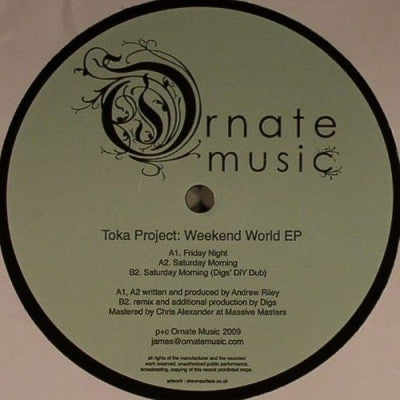 TOKA PROJECT - Weekend World EP