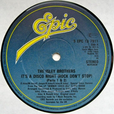 THE ISLEY BROTHERS - It's A Disco Night