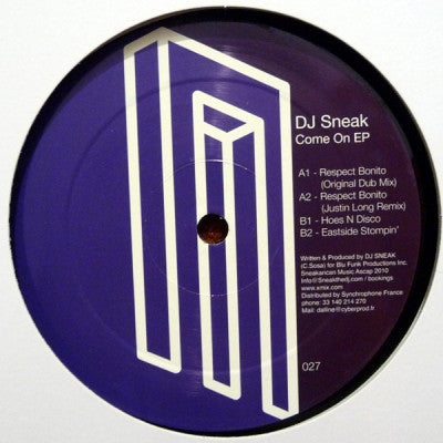 DJ SNEAK - Come On EP