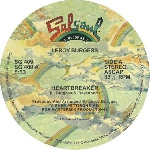 LEROY BURGESS - Heartbreaker / Stranger