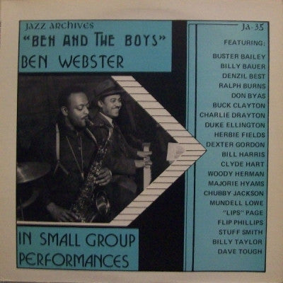 BEN WEBSTER - Ben And The Boys