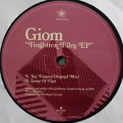 GIOM - Forgotten Files EP
