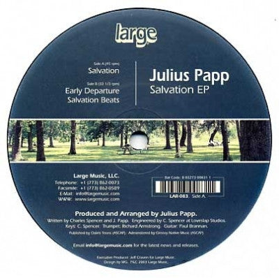 JULIUS PAPP - Salvation Ep