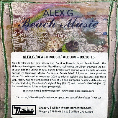 ALEX G - Beach Music