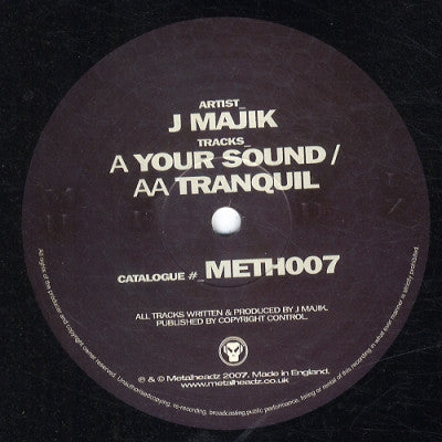 J.MAJIK - Your Sound / Tranquil