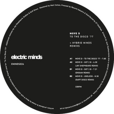 MOVE D - To The Disco '77 + Hybrid Minds Remixs