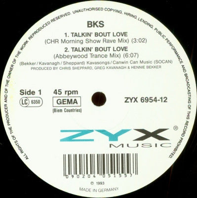 BKS - Talkin' 'Bout Love