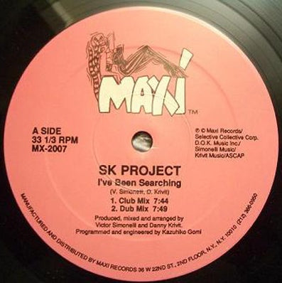 SK PROJECT - I've Been Searching / Your Love Is Taking Me Over