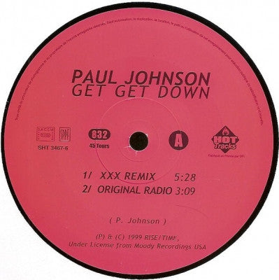 PAUL JOHNSON - Get Get Down