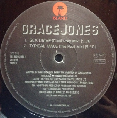GRACE JONES - Sex Drive